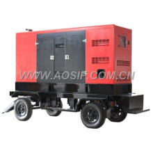 AOSIF China 3 fase trailer diesel gerador